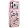Etui Karl Lagerfeld Liquid Glitter Karl  Script Logo MagSafe do iPhone 17 Pro Max różowy na NearMe.pl
