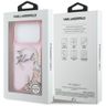 Etui Karl Lagerfeld Liquid Glitter Karl  Script Logo MagSafe do iPhone 17 Pro Max różowy na NearMe.pl