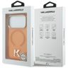 Etui Karl Lagerfeld IML K Head Logo      MagSafe do iPhone 17 Pro Max pomarańczowy na NearMe.pl