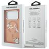 Etui Karl Lagerfeld IML Choupettes Karl  Script Logo MagSafe do iPhone 17 Pro pomarańczowy na NearMe.pl