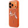Etui Karl Lagerfeld IML Choupettes Karl  Script Logo MagSafe do iPhone 17 Pro Max pomarańczowy na NearMe.pl