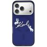 Etui Karl Lagerfeld IML Choupettes Karl  Script Logo MagSafe do iPhone 17 Pro niebieski na NearMe.pl