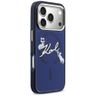 Etui Karl Lagerfeld IML Choupettes Karl  Script Logo MagSafe do iPhone 17 Pro Max niebieski na NearMe.pl
