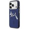 Etui Karl Lagerfeld IML Choupettes Karl  Script Logo MagSafe do iPhone 17 Pro Max niebieski na NearMe.pl