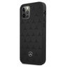 Mercedes MEHCP12MPSQBK iPhone 12/12 Pro6,1" czarny/black hardcase Leather Stars Pattern na NearMe.pl