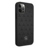Mercedes MEHCP12MPSQBK iPhone 12/12 Pro6,1" czarny/black hardcase Leather Stars Pattern na NearMe.pl
