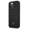 Mercedes MEHCP12LPSQBK iPhone 12 Pro Max6,7" czarny/black hardcase Leather Stars Pattern na NearMe.pl