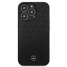 Mercedes MEHCP13XPSQBK iPhone 13 Pro Max6,7" czarny/black hardcase Leather Stars Pattern na NearMe.pl