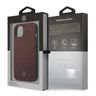 Mercedes MEHCP13MPSQRE iPhone 13 / 14/ 15 6.1" czerwony/red hardcase Leather Stars Pattern na NearMe.pl