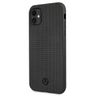 Mercedes MEHCN61MBLBK iPhone 11czarny/black hardcase Leather Meshed Metal Logo na NearMe.pl