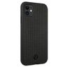 Mercedes MEHCN61MBLBK iPhone 11czarny/black hardcase Leather Meshed Metal Logo na NearMe.pl