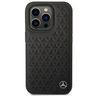Mercedes MEHCP14L8REMPK iPhone 14 Pro6.1" czarny/black hardcase Leather Stars Pattern na NearMe.pl