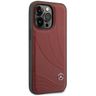 Mercedes MEHCP14L8ROLR iPhone 14 Pro 6.1" czerwony/red hardcase Leather Wave Patern na NearMe.pl