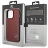 Mercedes MEHCP14L8ROLR iPhone 14 Pro 6.1" czerwony/red hardcase Leather Wave Patern na NearMe.pl