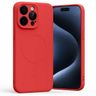 Mercury MagSafe Semi-Silicone iPhone 15Pro Max 6,7" czerwony /red na NearMe.pl