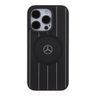 Mercedes MEHMP15X23RHSK iPhone 15 Pro Max 6.7" czarny/black hardcase Stripes Pattern Leather MagSafe na NearMe.pl
