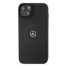 Mercedes MEHMP15S23RMMK iPhone 15 / 14 / 13 6.1" czarny/black hardcase Crossed Lines Pattern Leather MagSafe na NearMe.pl