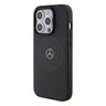 Mercedes MEHMP15L23RMMK iPhone 15 Pro 6.1" czarny/black hardcase Crossed Lines Pattern Leather MagSafe na NearMe.pl