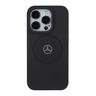 Mercedes MEHMP15L23RMMK iPhone 15 Pro 6.1" czarny/black hardcase Crossed Lines Pattern Leather MagSafe na NearMe.pl