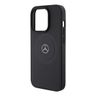 Mercedes MEHMP15X23RMMK iPhone 15 Pro Max 6.7" czarny/black hardcase Crossed Lines Pattern Leather MagSafe na NearMe.pl