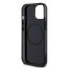 Mercedes MEHMP15S23HRSK iPhone 15 / 14 / 13 6.1" czarny/black hardcase Double Layer Crossed Lines MagSafe na NearMe.pl
