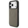 Etui Mercedes Leather Vintage Logo       MagSafe do iPhone 17 Pro taupe na NearMe.pl