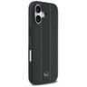 Etui Mercedes Leather Laurel Leaves      Stripes MagSafe do iPhone 17 czarny na NearMe.pl