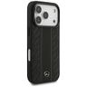 Etui Mercedes Leather Laurel Leaves      Stripes MagSafe do iPhone 17 Pro czarny na NearMe.pl