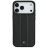 Etui Mercedes Leather Laurel Leaves      Stripes MagSafe do iPhone 17 Pro Max czarny na NearMe.pl
