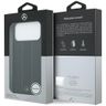 Etui Mercedes Leather Laurel Leaves      Stripes MagSafe do iPhone 17 Pro Max czarny na NearMe.pl