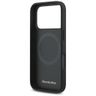 Etui Mercedes Plain Smooth Leather       MagSafe do iPhone 17 Pro czarny na NearMe.pl