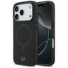 Etui Mercedes Plain Smooth Leather       MagSafe do iPhone 17 Pro czarny na NearMe.pl