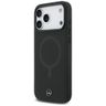 Etui Mercedes Plain Smooth Leather       MagSafe do iPhone 17 Pro Max czarny na NearMe.pl