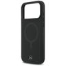 Etui Mercedes Plain Smooth Leather       MagSafe do iPhone 17 Pro Max czarny na NearMe.pl