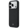 Etui Mercedes Leather Mesh with Bow Line MagSafe do iPhone 17 Pro czarny na NearMe.pl