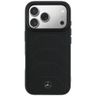 Etui Mercedes Leather Mesh with Bow Line MagSafe do iPhone 17 Pro czarny na NearMe.pl