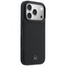 Etui Mercedes Leather Mesh with Bow Line MagSafe do iPhone 17 Pro Max czarny na NearMe.pl