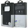 Etui Mercedes Leather Mesh with Bow Line MagSafe do iPhone 17 Pro Max czarny na NearMe.pl