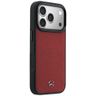 Etui Mercedes Leather Mesh with Bow Line MagSafe do iPhone 17 Pro Max czerwony na NearMe.pl