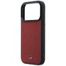 Etui Mercedes Leather Mesh with Bow Line MagSafe do iPhone 17 Pro Max czerwony na NearMe.pl