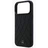 Etui Mercedes Leather with Crossed Lines MagSafe do iPhone 17 Pro czarny na NearMe.pl