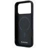 Etui Mercedes Leather with Crossed Lines MagSafe do iPhone 17 Pro Max czarny na NearMe.pl
