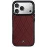 Etui Mercedes Leather with Crossed Lines MagSafe do iPhone 17 Pro Max czerwony na NearMe.pl
