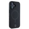 Mercedes MEHMP16S23RCMK iPhone16 6.1" czarny/black hardcase Plain Smooth Leather MagSafe na NearMe.pl