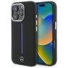 Mercedes MEHMP16L23SUMBK iPhone 16Pro 6.3" czarny/black hardcase Silicone Blue Stripe MagSafe na NearMe.pl
