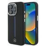 Mercedes MEHMP16X23SUMBK iPhone 16Pro Max 6.9" czarny/black hardcase Silicone Blue Stripe MagSafe na NearMe.pl