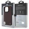 Mercedes MEHMP16L23RBGVR iPhone 16 Pro 6.3" czerwony/red hardcase MB Wood Imitation Leather MagSafe na NearMe.pl