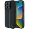 Mercedes MEHMP16X23RURBK iPhone 16 Pro Max 6.9" czarny/black hardcase MB Blue Line Leather MagSafe na NearMe.pl