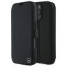 Mercedes MEBKP16X23RBGVK iPhone 16 Pro   Max 6.9" czarny/black bookcase Leather Wood Imitation na NearMe.pl