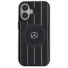 Mercedes MEHMP16S23HRSK iPhone 16 6.1"   czarny/black hardcase MB Double Layer Crossed Lines MagSafe na NearMe.pl